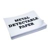 Metalldetektierbares Papier