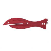 Detectable Safety Knives SK108 with Tape Cutter (Pack of 5) - Red