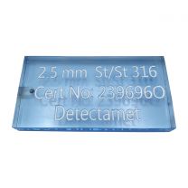 Metalldetektor Hi-Vis-Acryl Prüfkarte